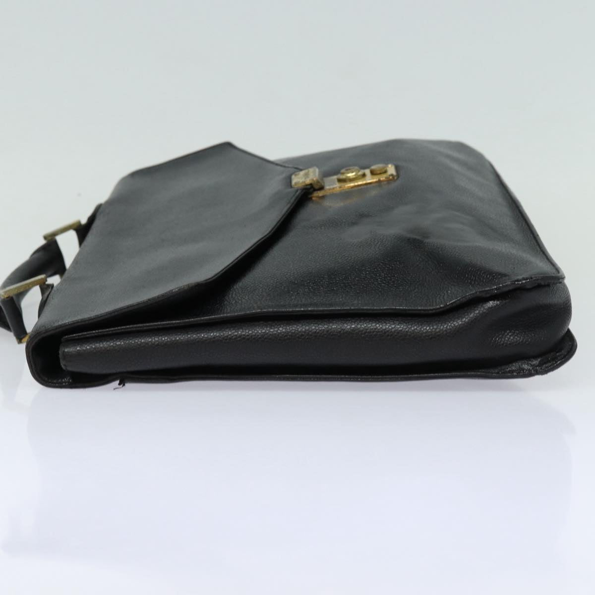 CHANEL Hand Bag Caviar Skin Black CC bs16380