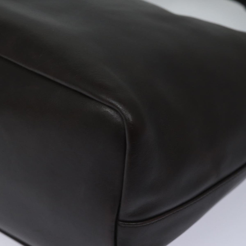 GUCCI Bamboo Hand Bag Leather Brown 000 0531 002214 bs16393