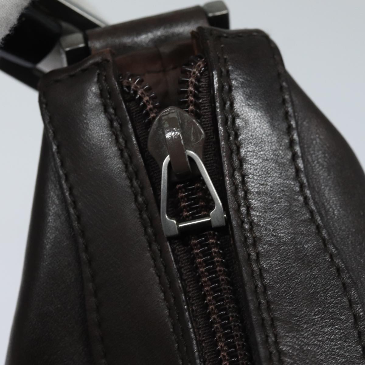 GUCCI Bamboo Hand Bag Leather Brown 000 0531 002214 bs16393