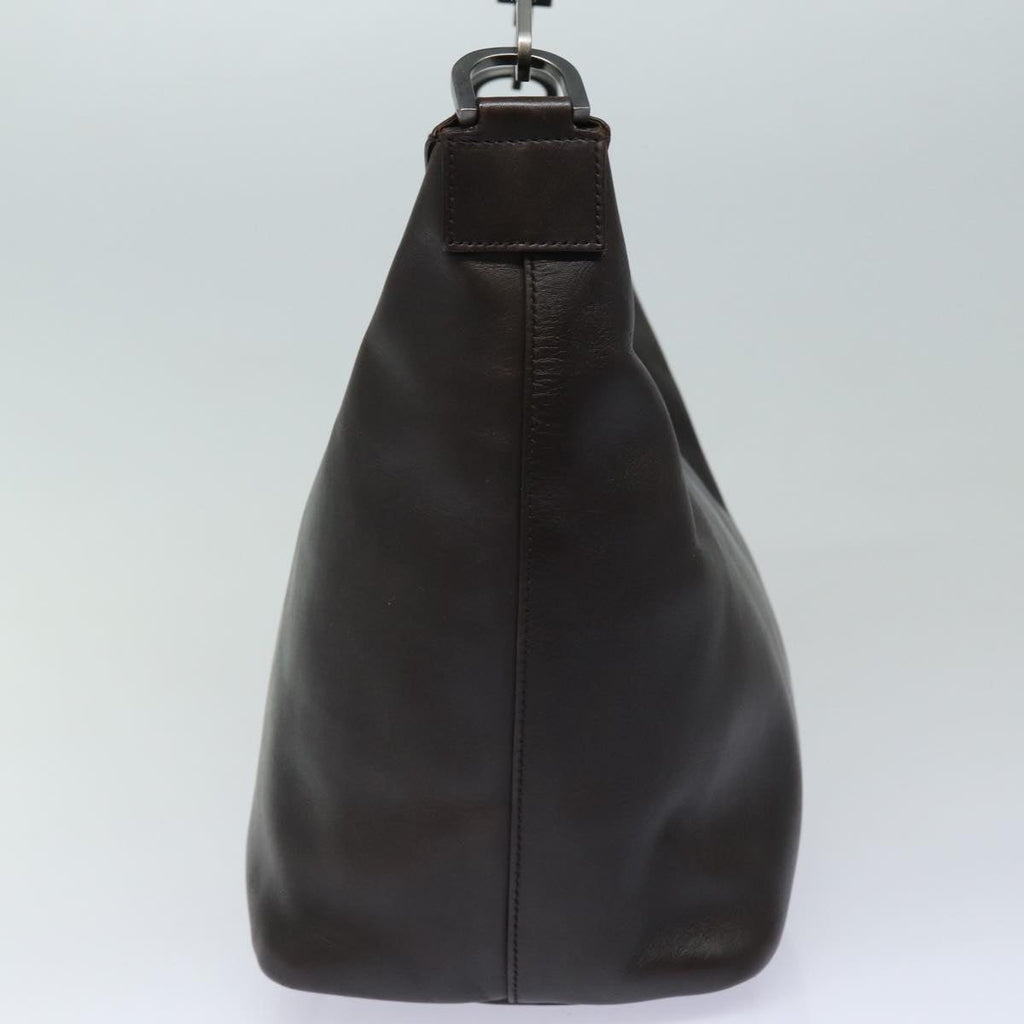 GUCCI Bamboo Hand Bag Leather Brown 000 0531 002214 bs16393