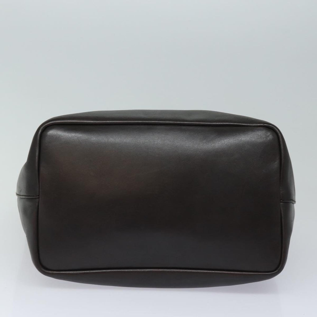 GUCCI Bamboo Hand Bag Leather Brown 000 0531 002214 bs16393