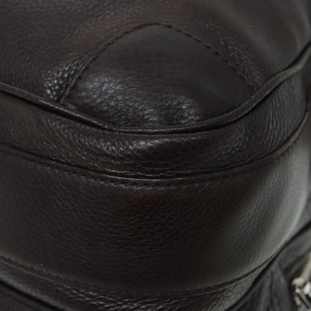 GUCCI Shoulder Bag Leather Brown 232599 bs16406