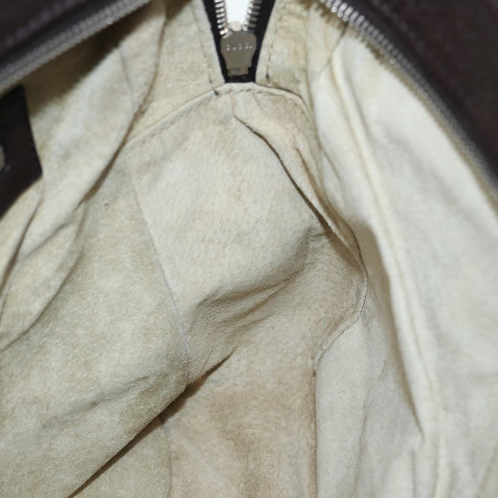 GUCCI Shoulder Bag Leather Brown 232599 bs16406