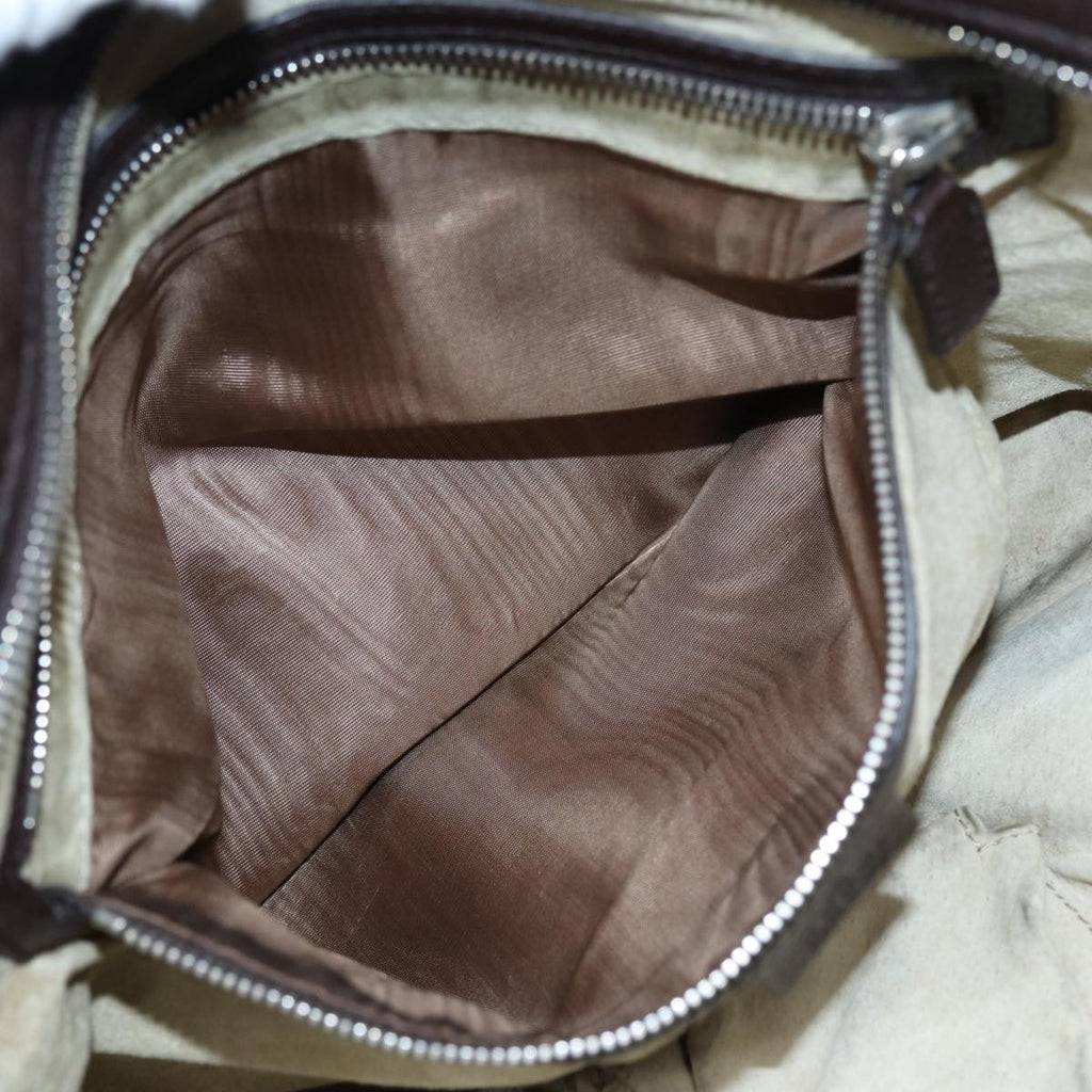 GUCCI Shoulder Bag Leather Brown 232599 bs16406