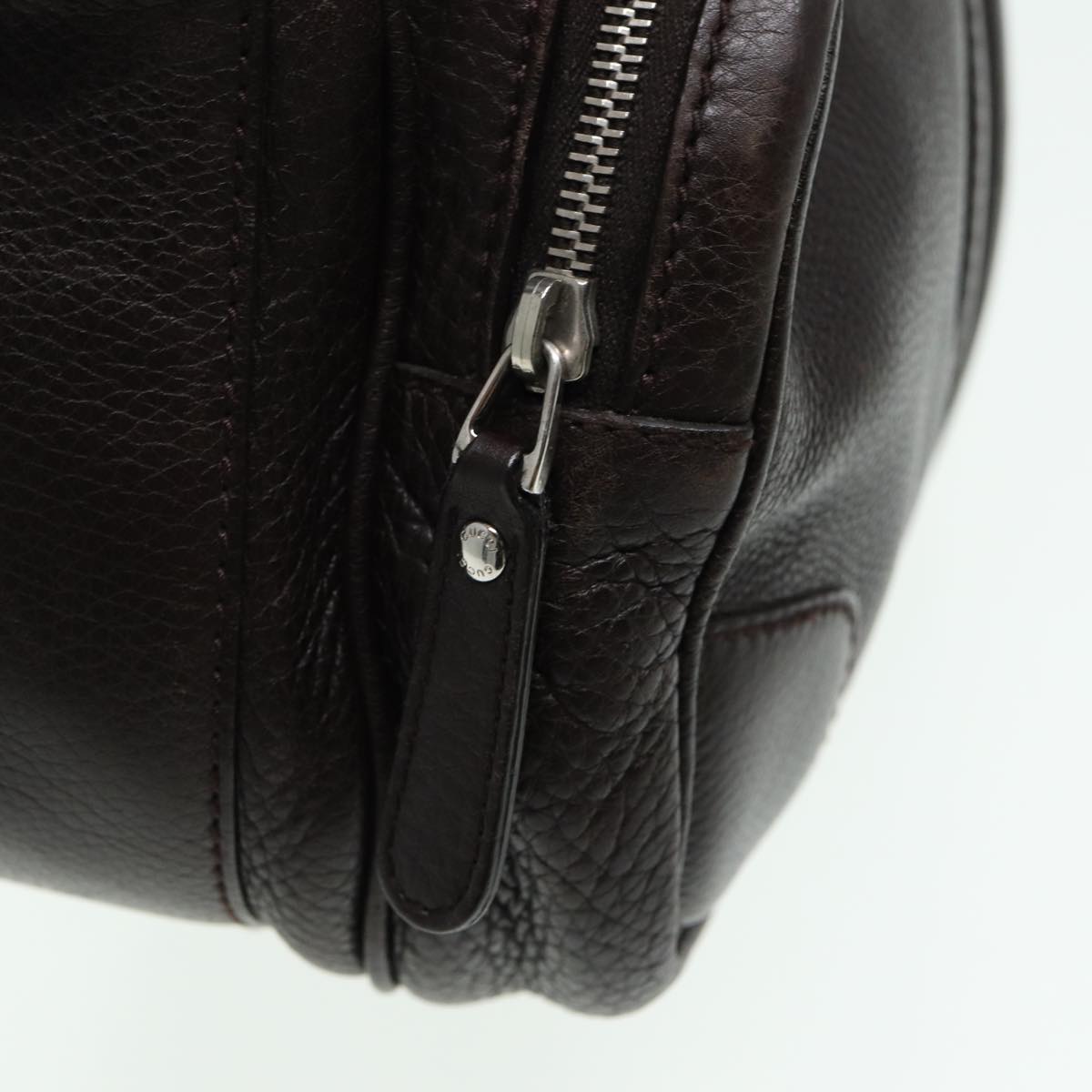 GUCCI Shoulder Bag Leather Brown 232599 bs16406