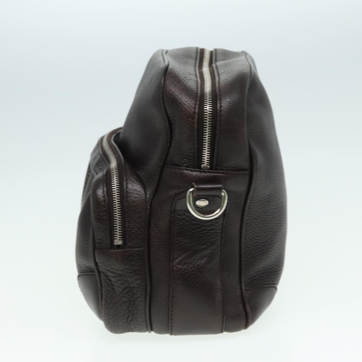 GUCCI Shoulder Bag Leather Brown 232599 bs16406