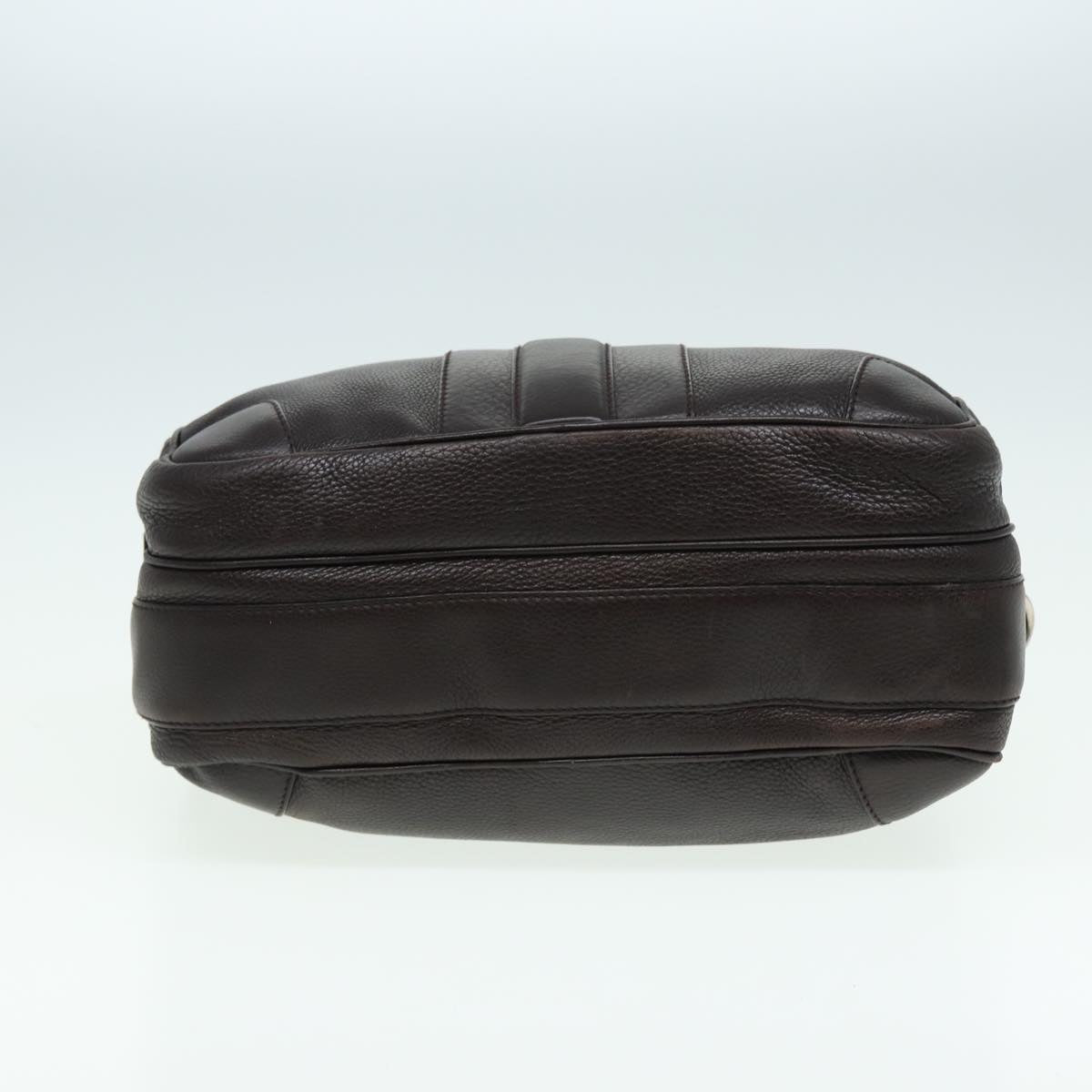 GUCCI Shoulder Bag Leather Brown 232599 bs16406