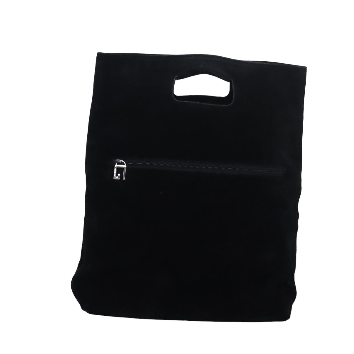 GUCCI Hand Bag Suede Black bs16436