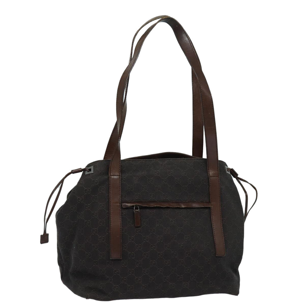 GUCCI GG Canvas Tote Bag Brown 30501 200047 bs16444