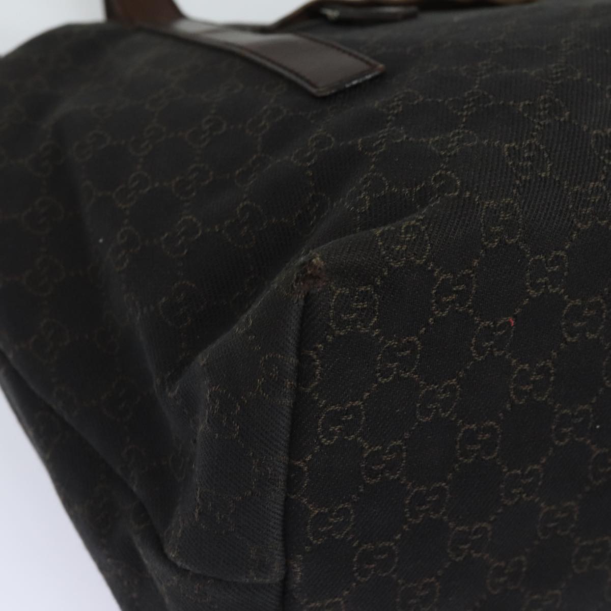 GUCCI GG Canvas Tote Bag Brown 30501 200047 bs16444