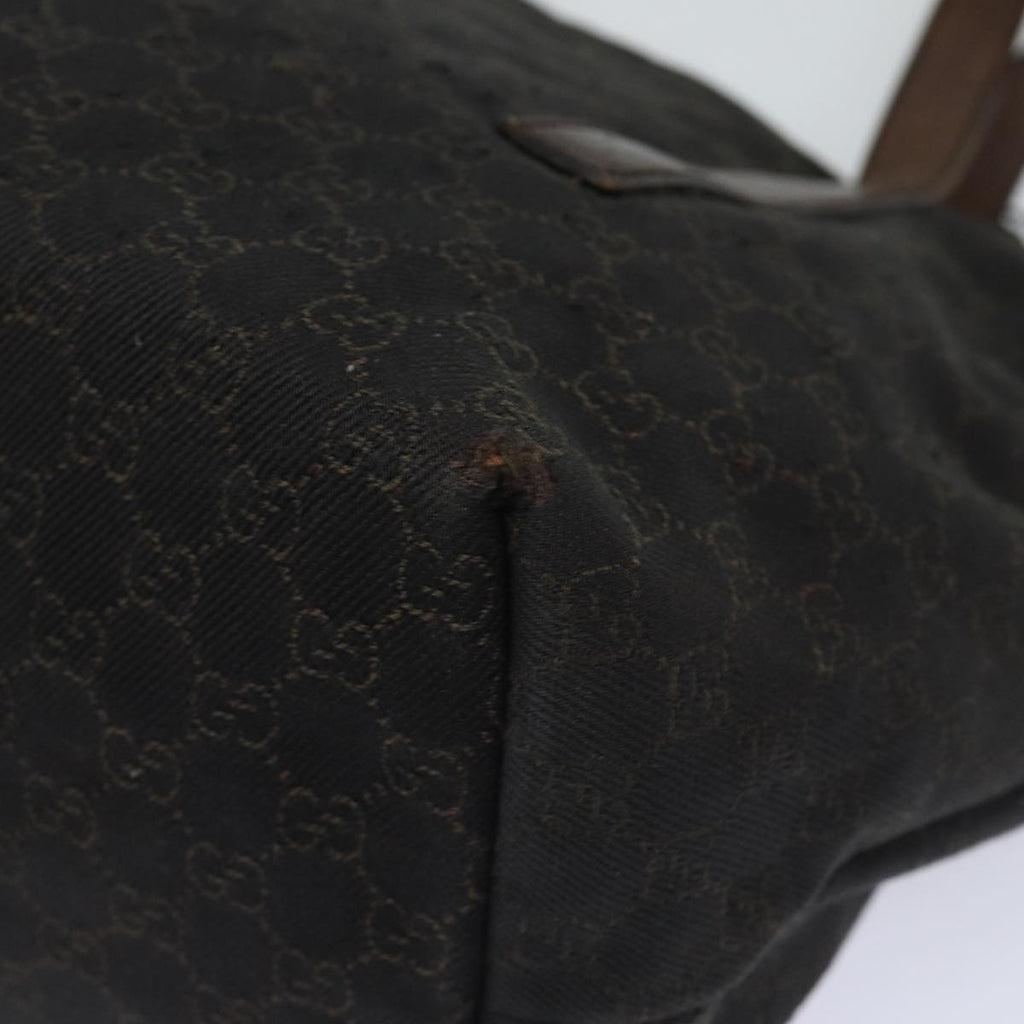 GUCCI GG Canvas Tote Bag Brown 30501 200047 bs16444