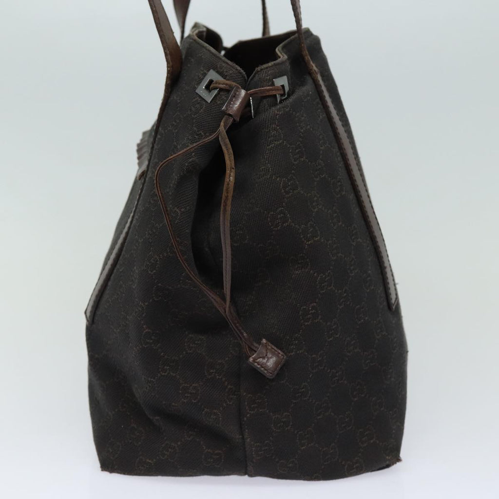GUCCI GG Canvas Tote Bag Brown 30501 200047 bs16444