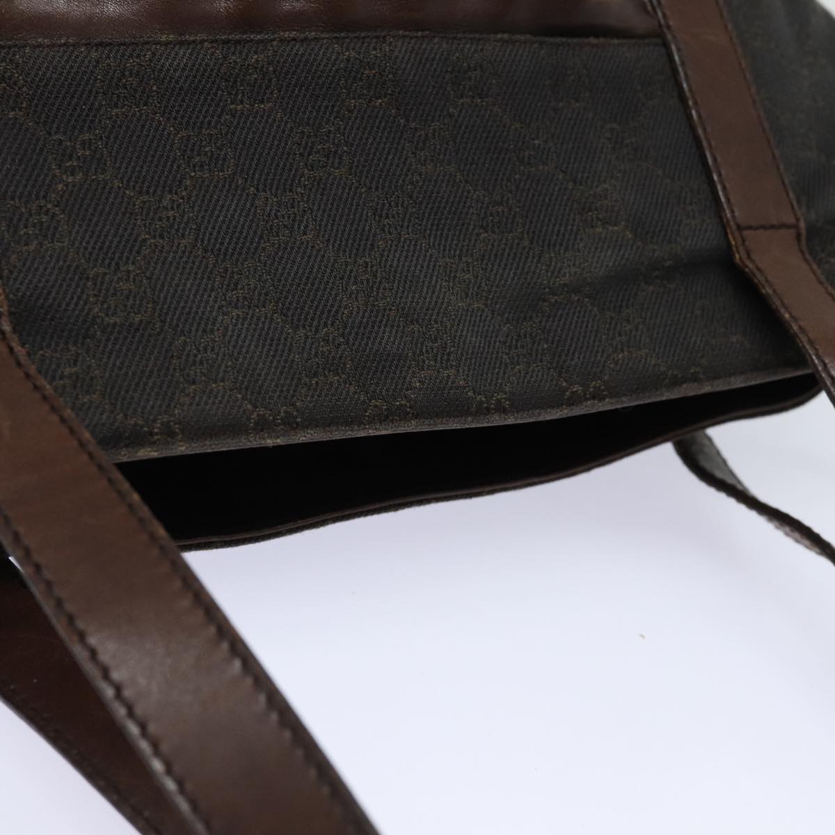 GUCCI GG Canvas Tote Bag Brown 30501 200047 bs16444