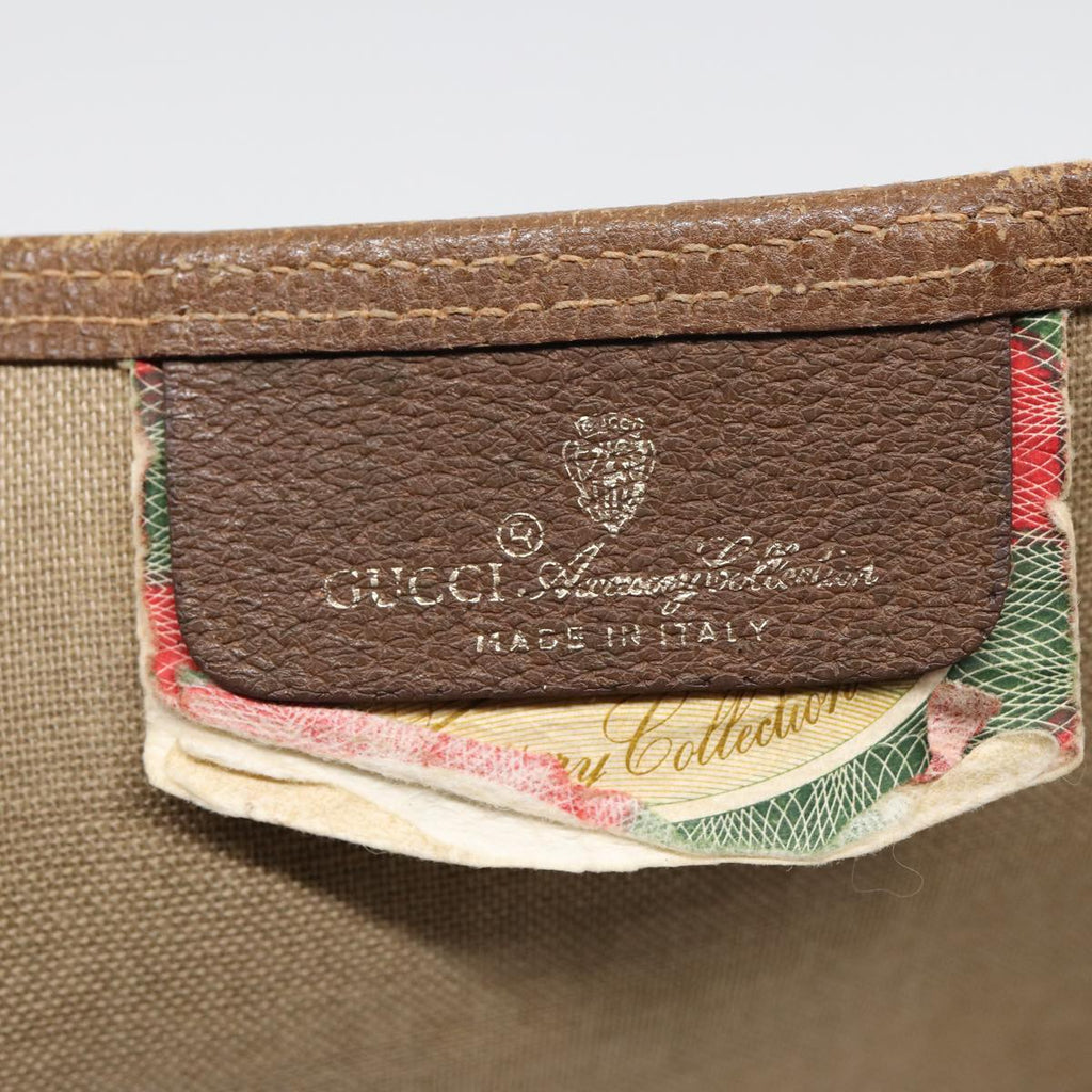 GUCCI GG Canvas Tote Bag Web Sherry Line Beige 39 02 003 bs16482
