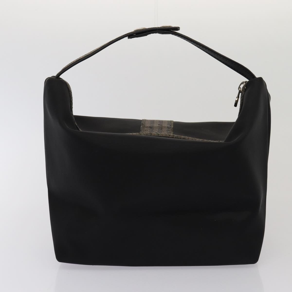 FENDI Pecan Canvas Hand Bag Canvas 4Set Black Brown bs16504