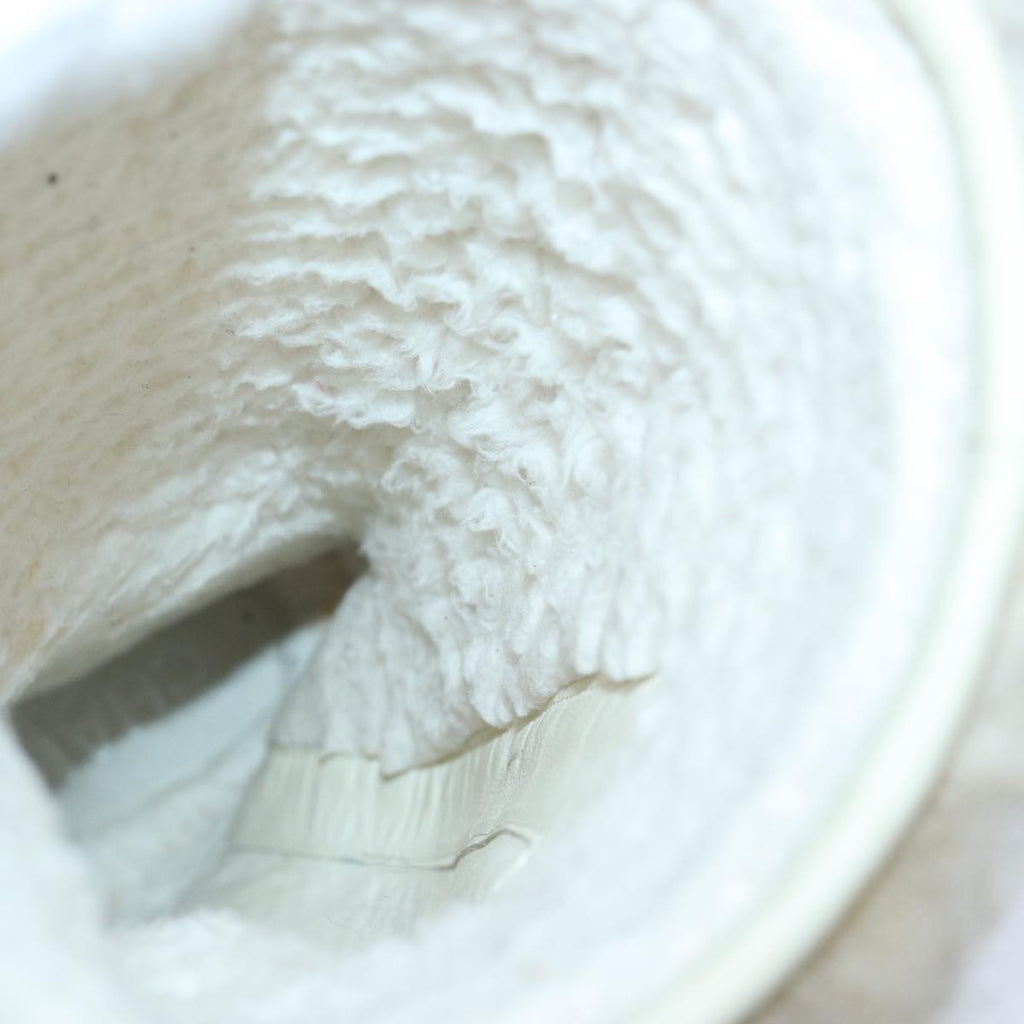 CHANEL boots Wool Beige CC bs16505