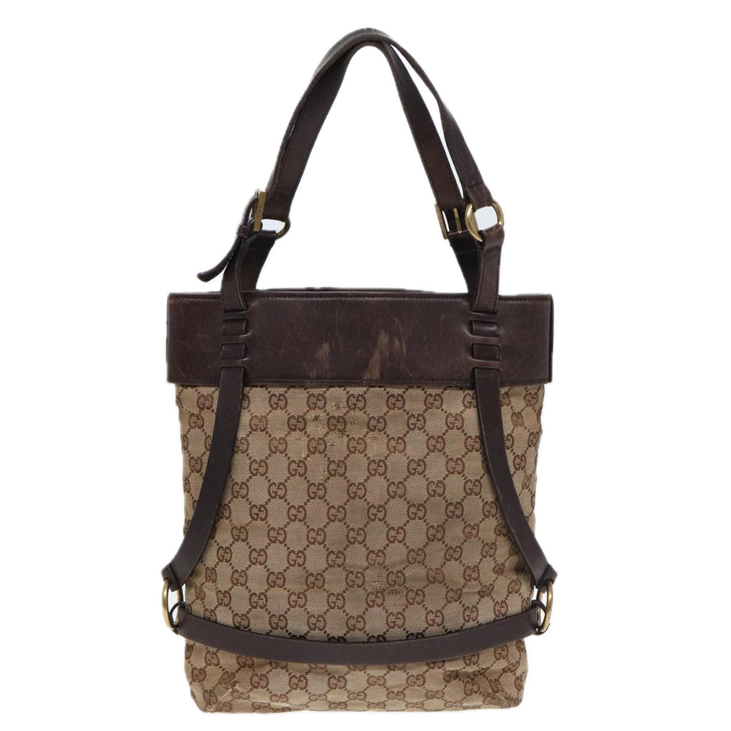 GUCCI GG Canvas Tote Bag Beige 106248 bs16507