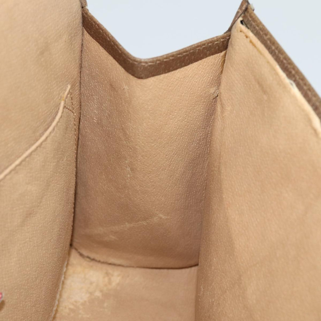 GUCCI GG Supreme Web Sherry Line Clutch Bag Beige Gold 89 01 031 bs16531