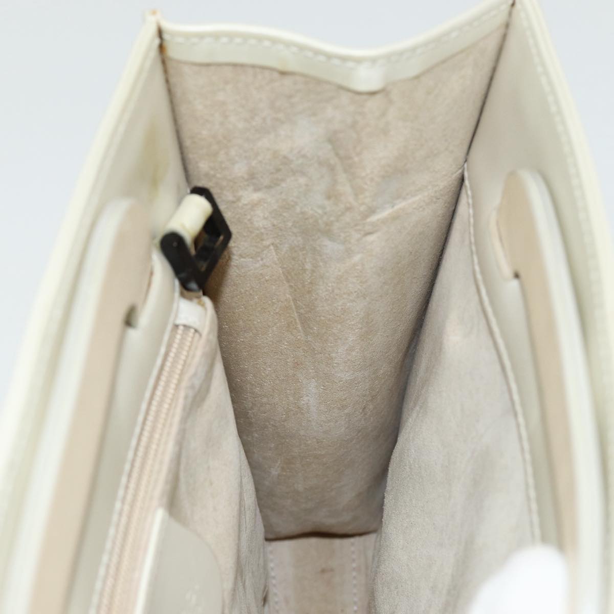 GUCCI Hand Bag Leather 2way White bs16589