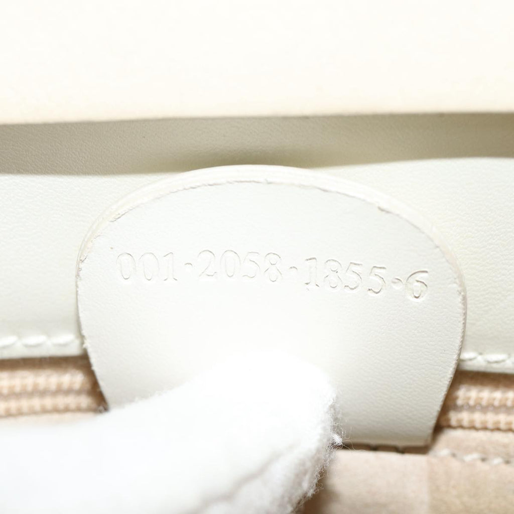 GUCCI Hand Bag Leather 2way White bs16589