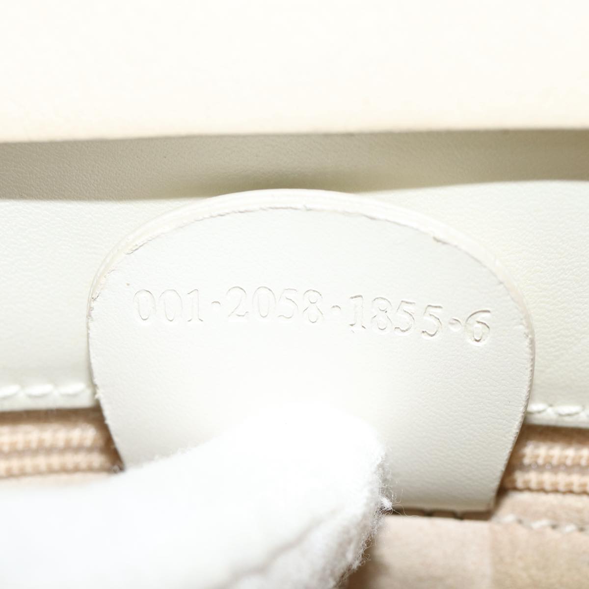 GUCCI Hand Bag Leather 2way White bs16589