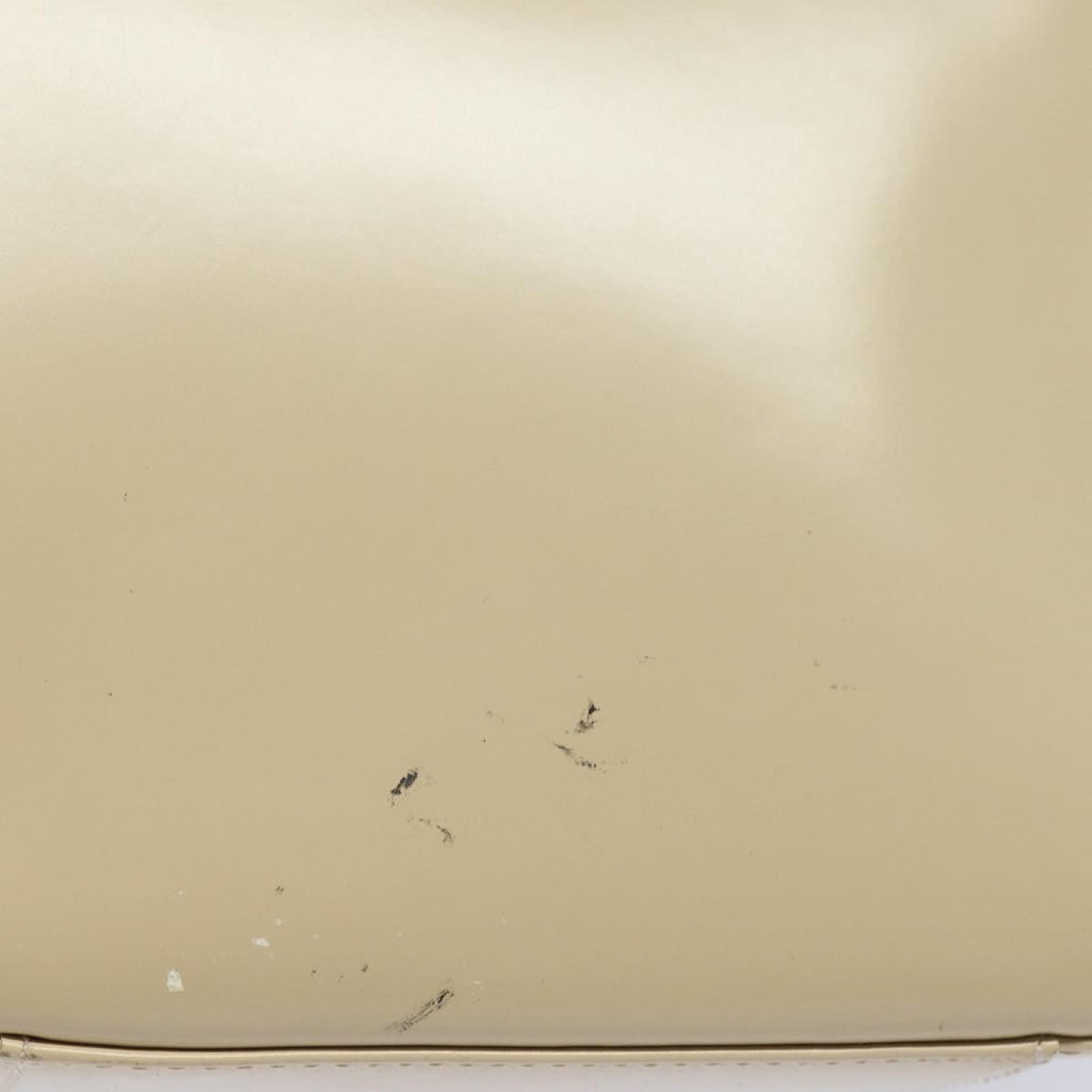 GUCCI Shoulder Bag Enamel Beige Silver 007 2046 0250 bs16623