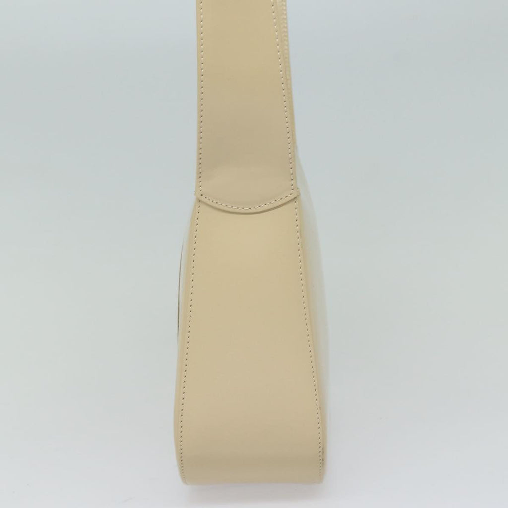 GUCCI Shoulder Bag Enamel Beige Silver 007 2046 0250 bs16623