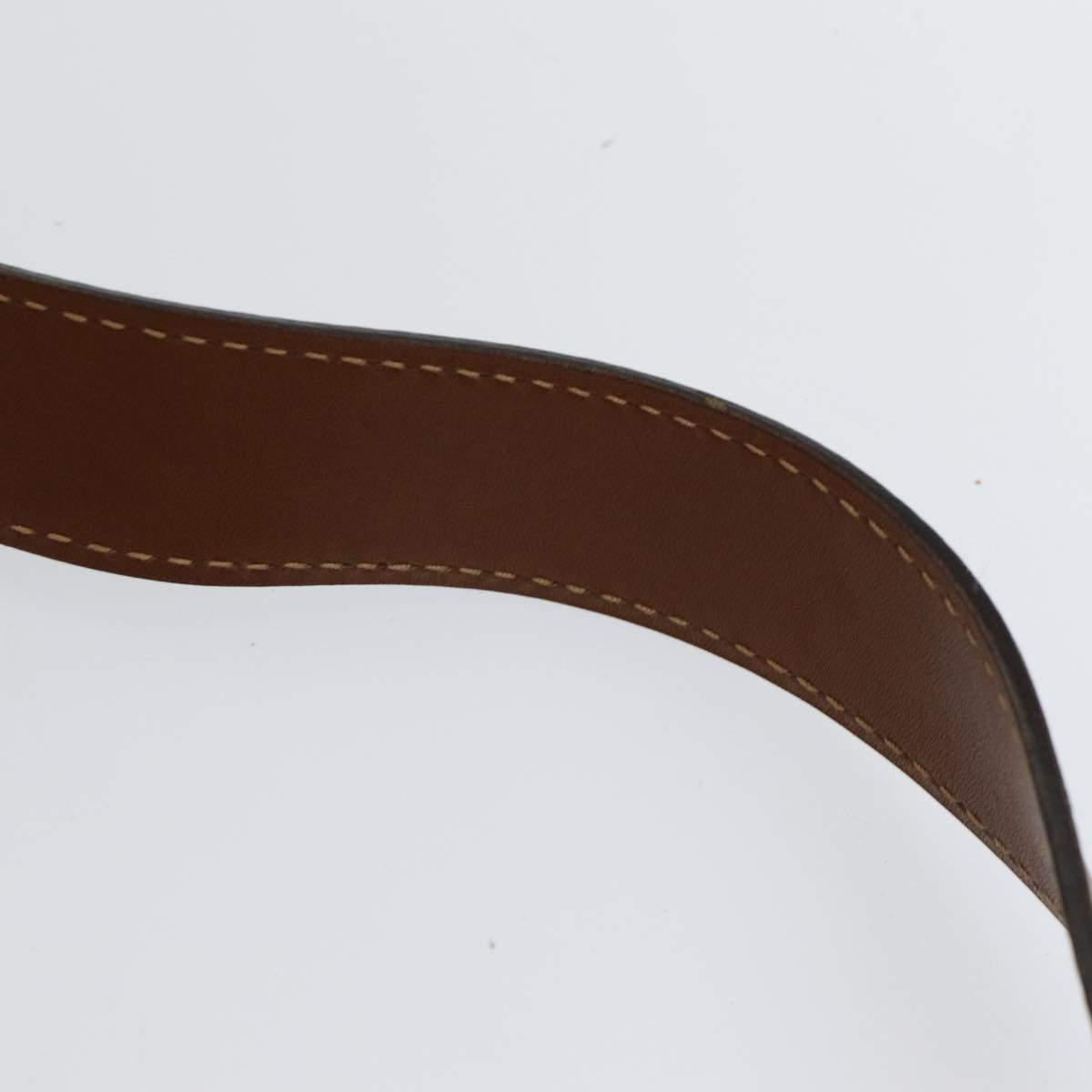 GUCCI Horsebit Shoulder Bag Leather Brown Gold 007 090 0213 bs16624