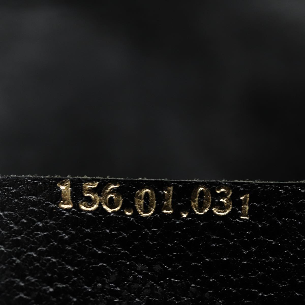 GUCCI GG Supreme Web Sherry Line Clutch Bag Black Gold 156 01 031 bs16653