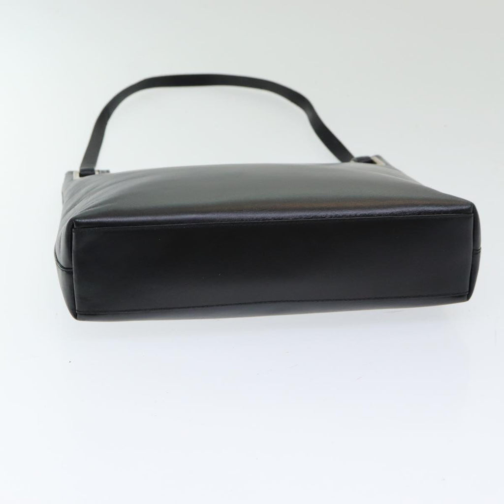 GUCCI Shoulder Bag Leather Black bs16709