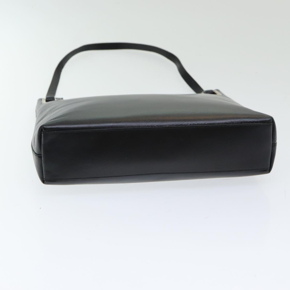GUCCI Shoulder Bag Leather Black bs16709