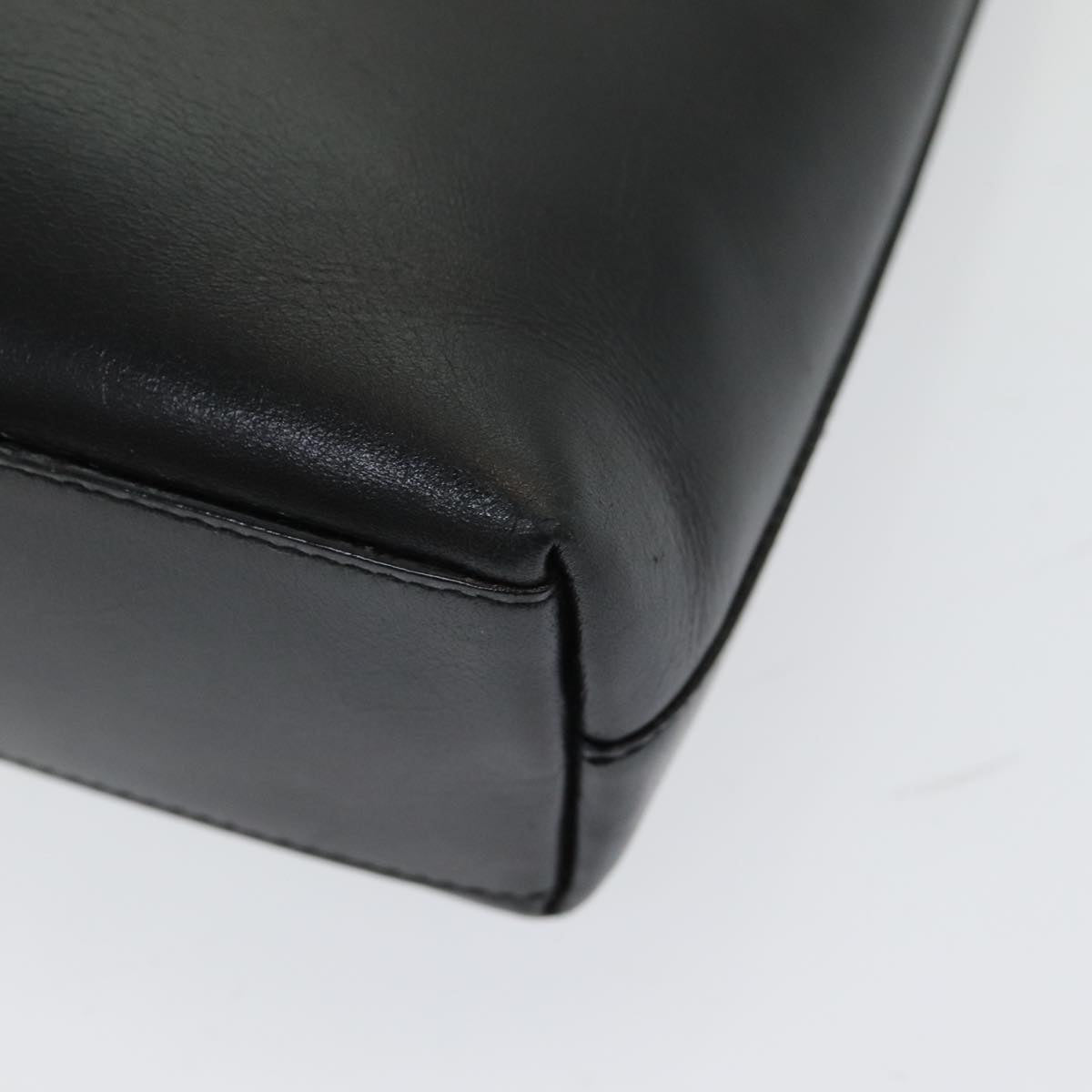 GUCCI Shoulder Bag Leather Black bs16709