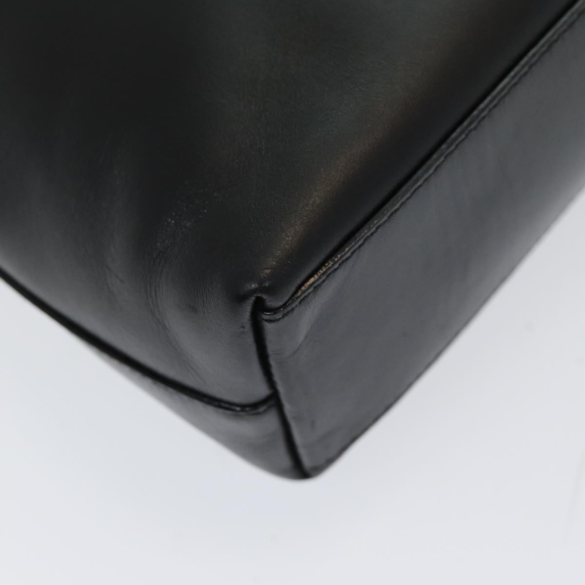 GUCCI Shoulder Bag Leather Black bs16709