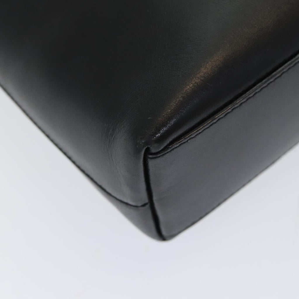 GUCCI Shoulder Bag Leather Black bs16709