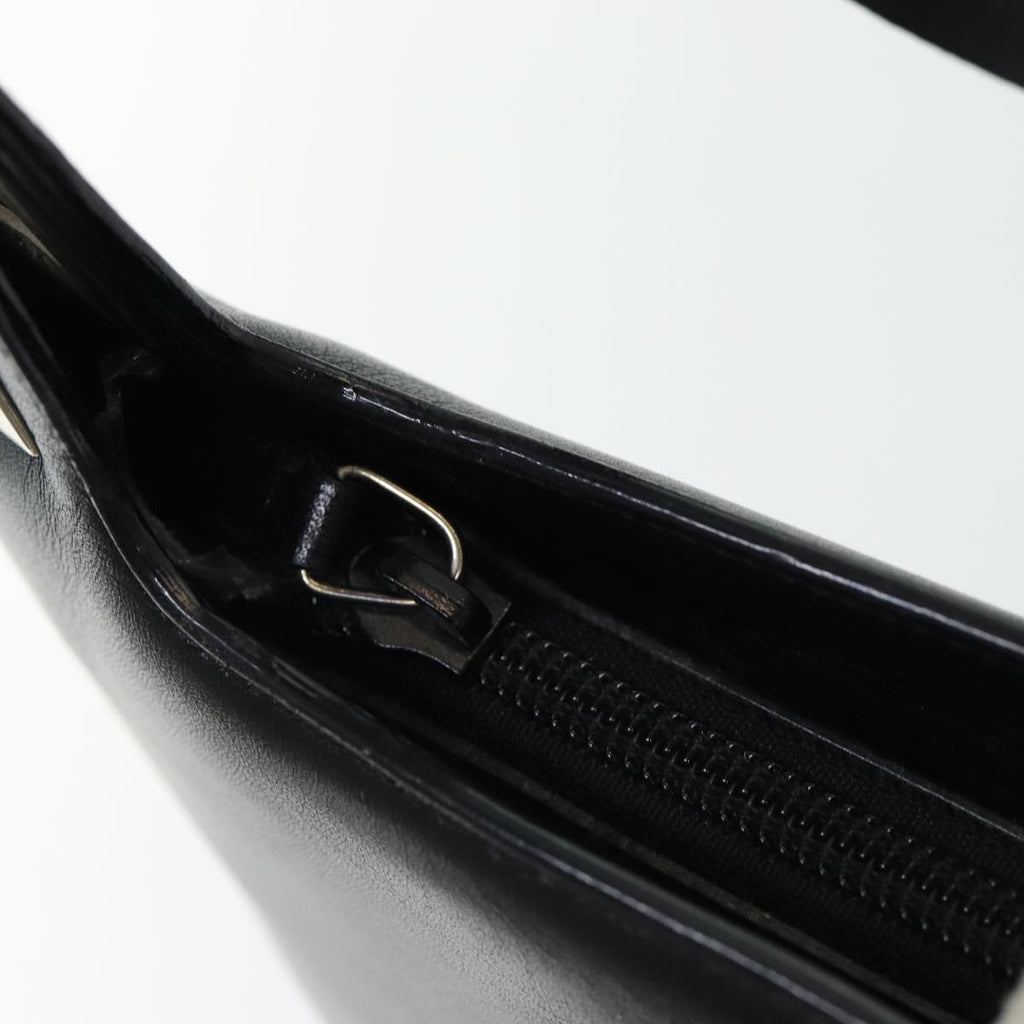 GUCCI Shoulder Bag Leather Black bs16709