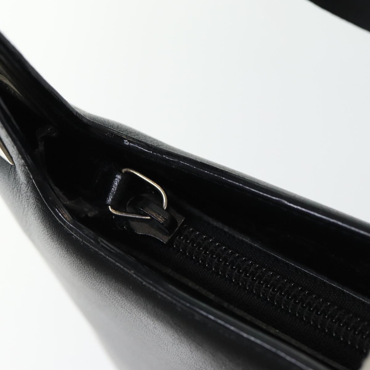 GUCCI Shoulder Bag Leather Black bs16709