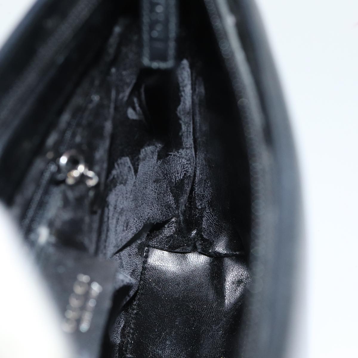 GUCCI Shoulder Bag Leather Black bs16709