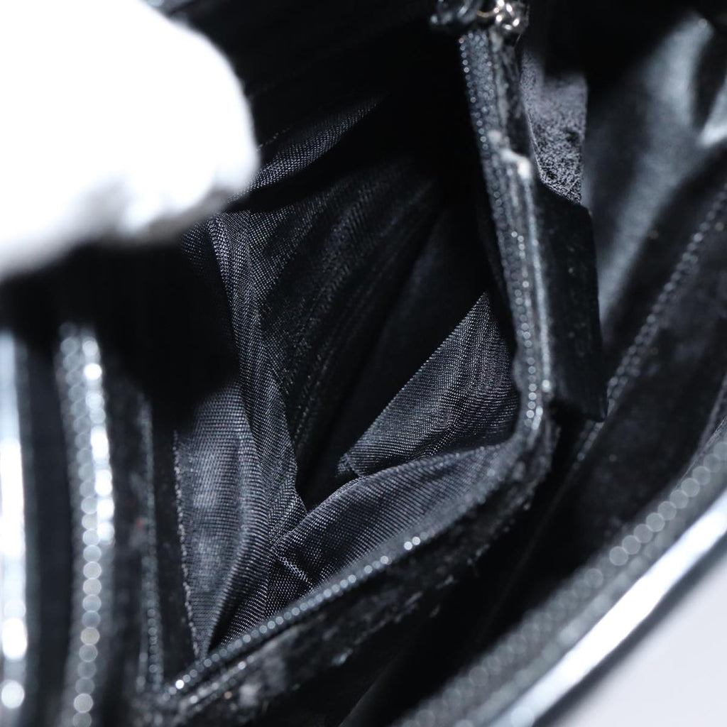 GUCCI Shoulder Bag Leather Black bs16709