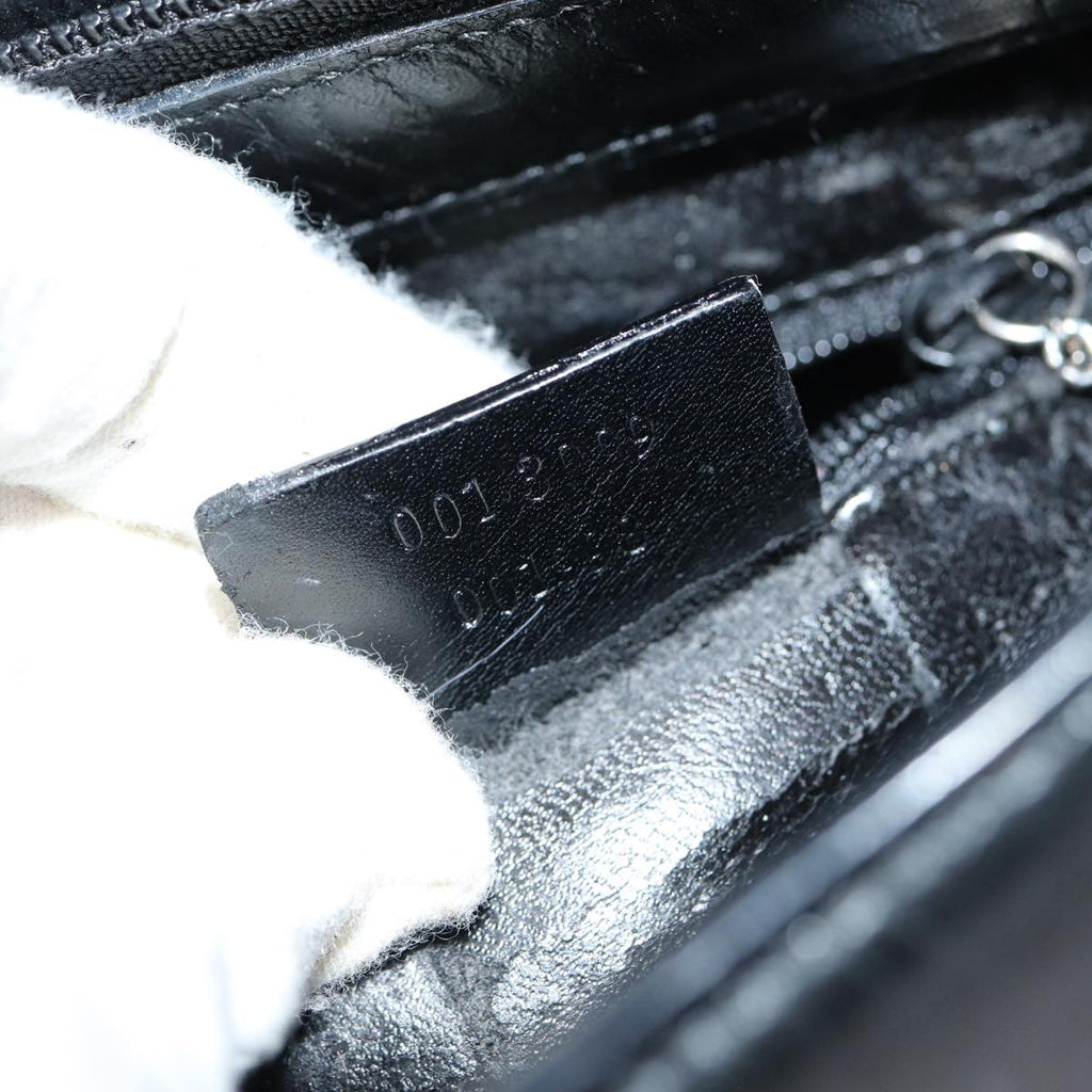 GUCCI Shoulder Bag Leather Black bs16709