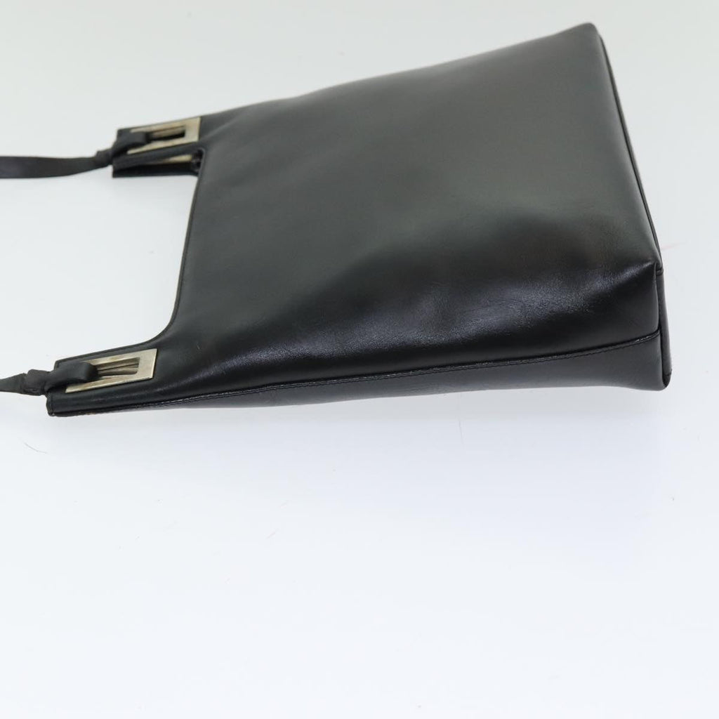 GUCCI Shoulder Bag Leather Black bs16709