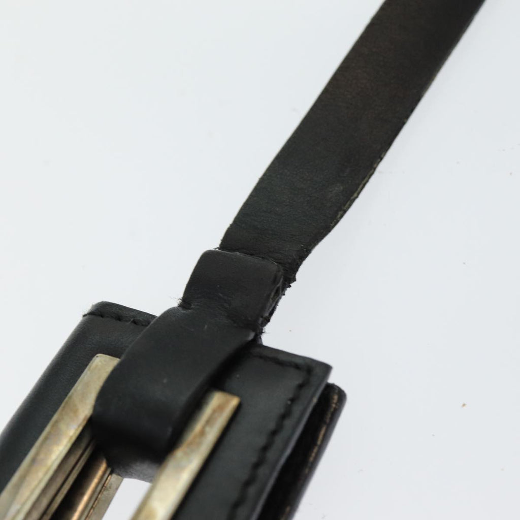 GUCCI Shoulder Bag Leather Black bs16709