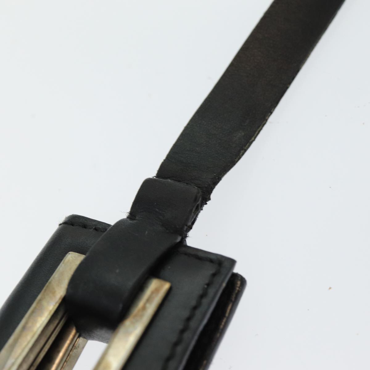 GUCCI Shoulder Bag Leather Black bs16709
