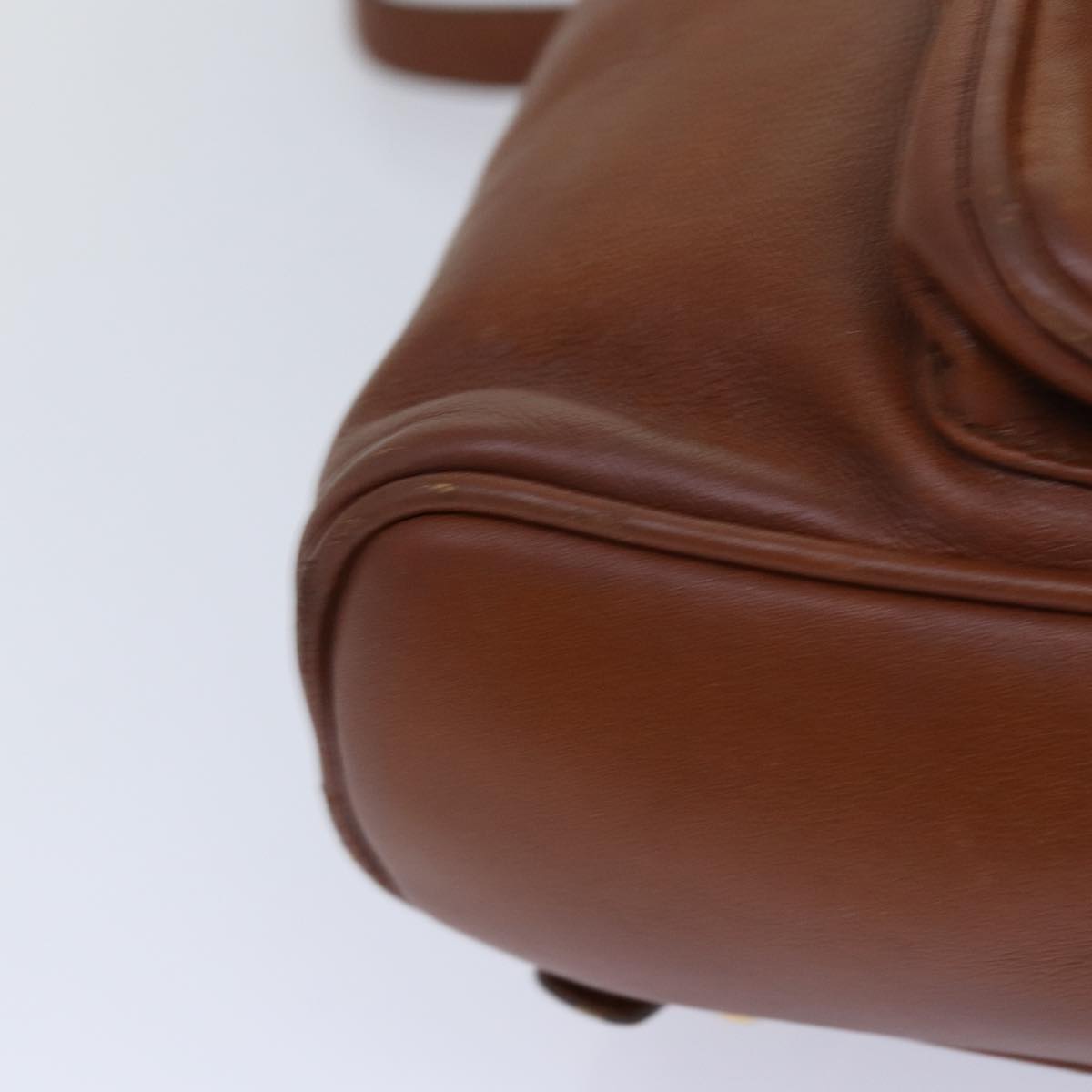 GUCCI Bamboo Backpack Leather Brown bs16715