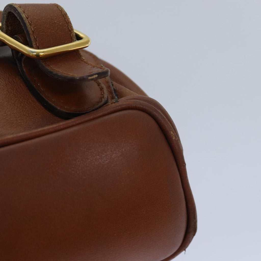 GUCCI Bamboo Backpack Leather Brown bs16715