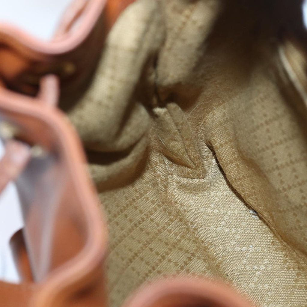 GUCCI Bamboo Backpack Leather Brown bs16715