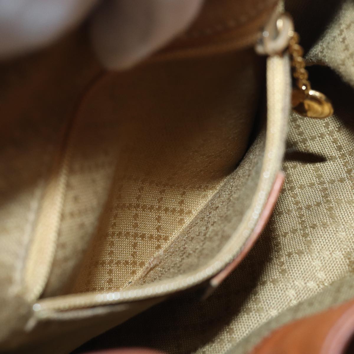 GUCCI Bamboo Backpack Leather Brown bs16715