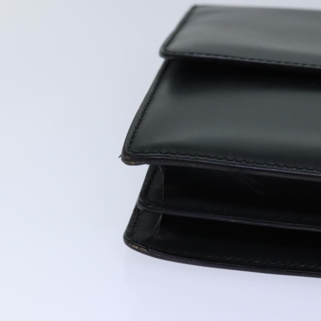 GUCCI Clutch Bag Leather Black bs16721