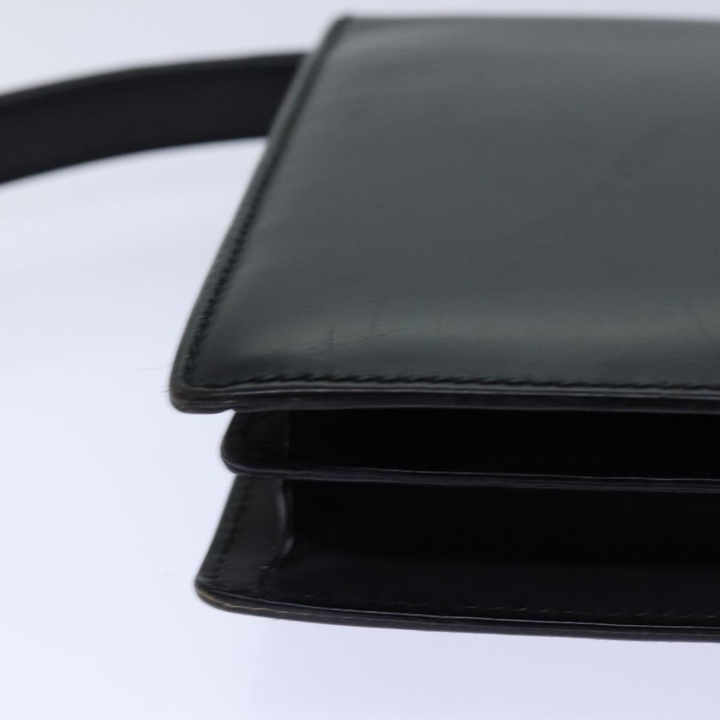 GUCCI Clutch Bag Leather Black bs16721