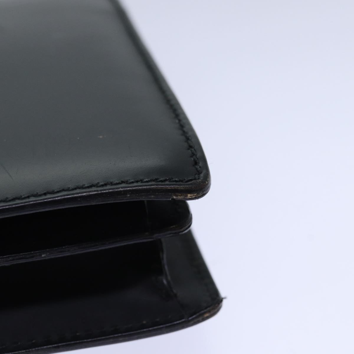 GUCCI Clutch Bag Leather Black bs16721