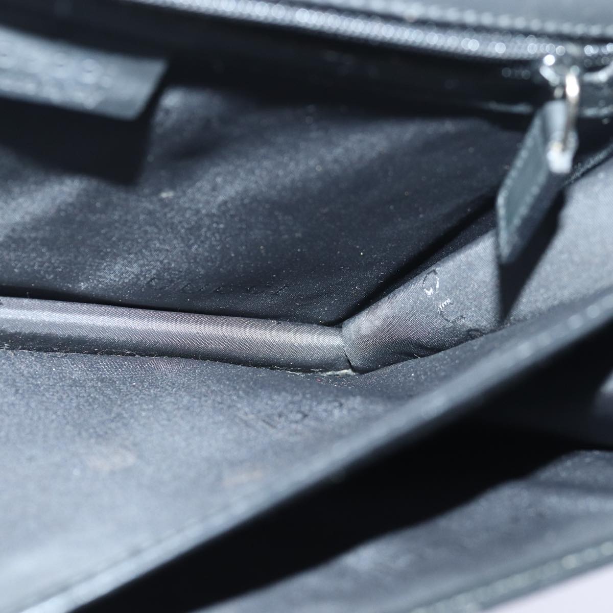 GUCCI Clutch Bag Leather Black bs16721